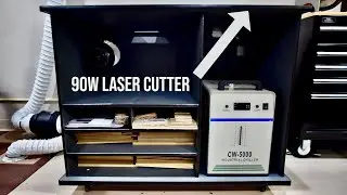 90W Laser Cutter From Scratch | Custom Cabinet [Part 1]