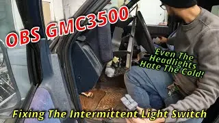 '92 GMC 3500 OBS:  Headlight Switch Hates the Cold TOO!  Time to Fix That...