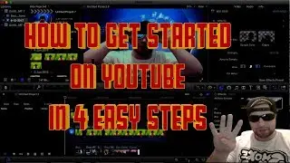 HOW TO START A YOUTUBE CHANNEL IN 4 EASY STEPS - #YZERTV