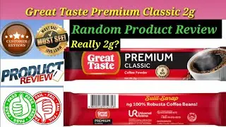 Great Taste Premium Classic 2g. Random Product Review