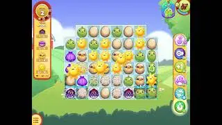 4 SPIDERS, 4 CHICKS, 8 SHELLS IN LEVEL 2395 #Farm Heroes Saga 2025 08 01 17 43 51