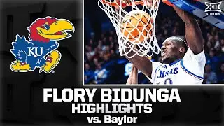 Flory Bidunga 23 Point Double-Double Highlights vs. Baylor | 2025-26 Big 12 Basketball