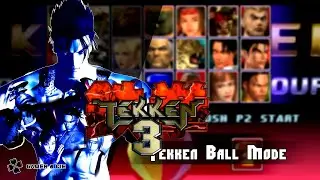 Tekken 3 (1998) - Tekken Ball Mode (Gameplay)
