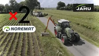 ⚠️Debroussaillage 🌿⚠️I X2 fendt 700 & Epareuse NOREMAT Magistra + broyeur d'accotement!!!