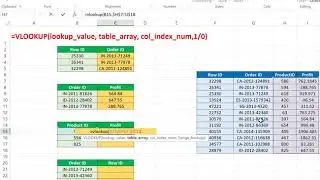 Easy mistakes in vlookup