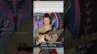 Paralyzer Finer eleven 8 second Guitar tutorial 😊