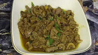 Kali mirch kaleji Gurda fry