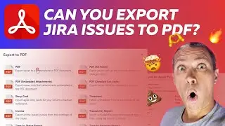 Как экспортировать задачи Jira в PDF для выставления счетов и совместной работы | Atlassian | Нез...
