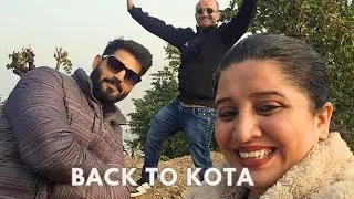 From Dehradun to Kota via Gurgaon!!Goodbyes are always hard #gurgaontraffic #trip #backhome #family 