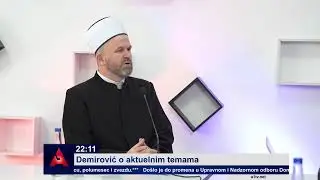 Muftija sandžački Islamske zajednice Srbije Muhamed Demirović // Posmatranje