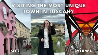 visiting the award-winning town in tuscany 🇮🇹 i didn't expect it'd be THAT good!