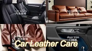 500ml eco-friendly long-lasting leather cleaner & polish removes stains without fading or odor
