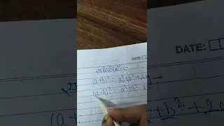 Algebraic Identity |sum/difference of square of 2 numbers#mathematics #identities#educationalvideo