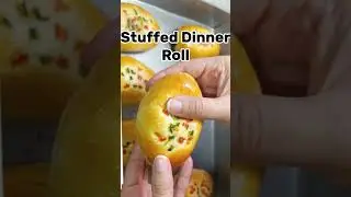 Stuffed Dinner Roll #dinnerrollsrecipe #stuffedbuns #beefroll