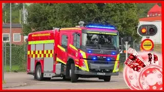 ST.CITY HELSINGBORG (1210) AUTOMATLARM räddningstjänsten skåne nordväst brandbil i utryckning