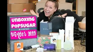 Unboxing POPSUGAR MUST HAVE Winter 2019 Subscription Box