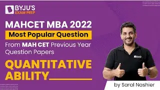 MAHCET MBA 2022 | Most Popular Question From MAH CET Previous Year Question Papers - QA | BYJU'S