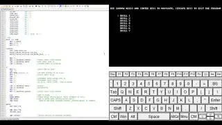 SAMPLE MENU [ASSEMBLY 8086]