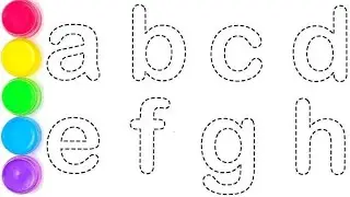 ABC Song🥸abc || Learn ABCZ || How to Draw Alphabet & Paint Capital and Small Letters for Kids