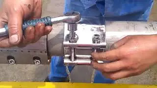folding open type all stainless steel 304 /316 pipe repair clamp installing under pressure