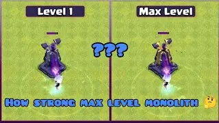 Monolith Vs All Troops | Clash of Clans | Clash Royale