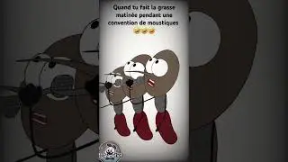quand tu fait la grasse matin&eacute;e pendant une convention de moustiques🤣🤣🤣 (Asanimation memes) #shorts