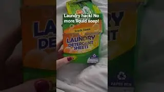 Laundry hack! No more liquid soap! #houseless #nomad #hotellife #laundry #soap #clean #laundryday