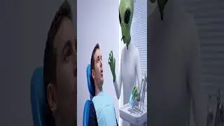 Funny Alien ASMR DENTIST 🦷👽#alien #asmrsounds #animation #sleepsounds #alienasmr