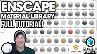 Как использовать НОВУЮ библиотеку материалов и редактор Enscape!