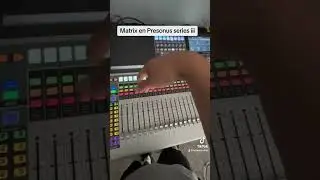 C&oacute;mo crear un matrix en la Presonus studio live series iii