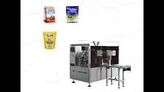 Widely Used Automatic stand up gusset pouch filling sealing packaging machine
