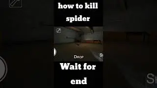 How to kill spider in granny chapter 1 #granny #gaming