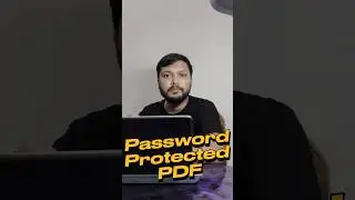 Unlock Password Protected PDF #tricks #tech