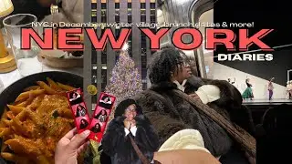 NEW YORK DIARIES EP. 2 | nyc in december, winter village, brunch dates & more!♡ Simply Soribel
