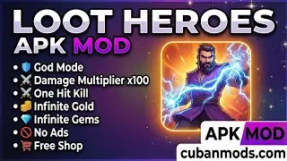 Loot heroes apk mod -free shop -one hit kill