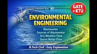Environmental Engineering Lecture 1 | Wastewater | GATE, KTU, B.Tech Civil