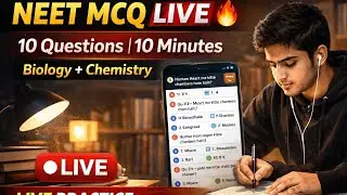 NEET MCQ LIVE 🔥 | Daily Practice for NEET 2026 | Join Now