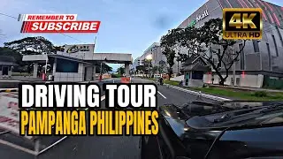 PAMPANGA CITY DRIVING TOUR| Clark airport , Service Plaza |4K| Pampanga Philippines 🇵🇭 Ep.113