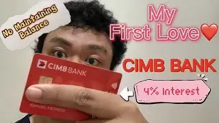 My first Bank CIMB Bank/ATM Debit Card