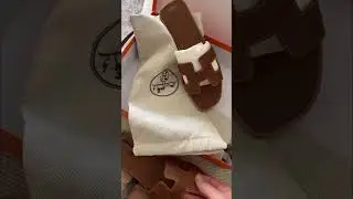 Unboxing Hermes Oran Sandals