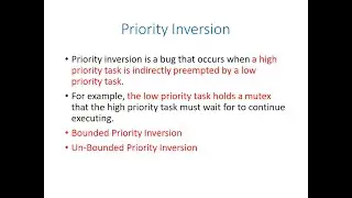 What is Priority Inversion | Priority Ceiling | Priority Inheritance | Operating Systems