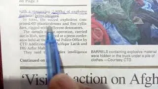 Newspaper Reading for English improvement//Daily Dawn news articles analysis//Daily Current Affairs 