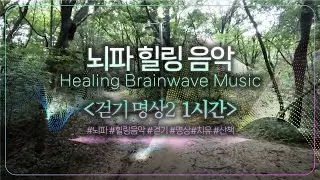 Healing Brainwave Music 🏃&zwj;♀️Beta Waves14~30Hz🏃&zwj;♀️ 1시간만 들으면 발걸음이 가벼워요~@)걷기 명상2 @ #뇌파 #힐링 #걷기 #명상 #치유