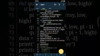 Quick Sort In Python