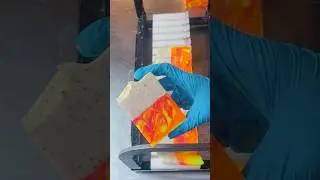 Tropical Blast Soap CUT! #soapcutting #soapcut #soapcuttingvideo #soapmaker #soap #soaps #soapbar