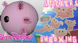 Axolotl Slime STICKERS! (OCEAN RANGE MOD)