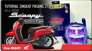 Tutorial Cara Pasang Stoplamp JPA Scoopy ESP New #modifikasi #scoopy #tutorial #lampustop