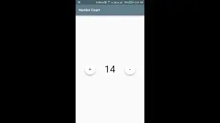 We created simple flutter app. This app only for increasing and decreasing the number