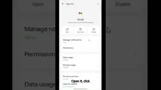 Fix Gmail not Open Problem in Mobile I #shorts #shortsfeed #shortvideo #ytshorts #youtubeshorts #fix