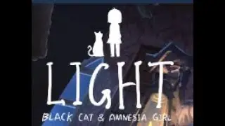 LIGHT: Black Cat & Amnesia Girl - Full gameplay with final ending